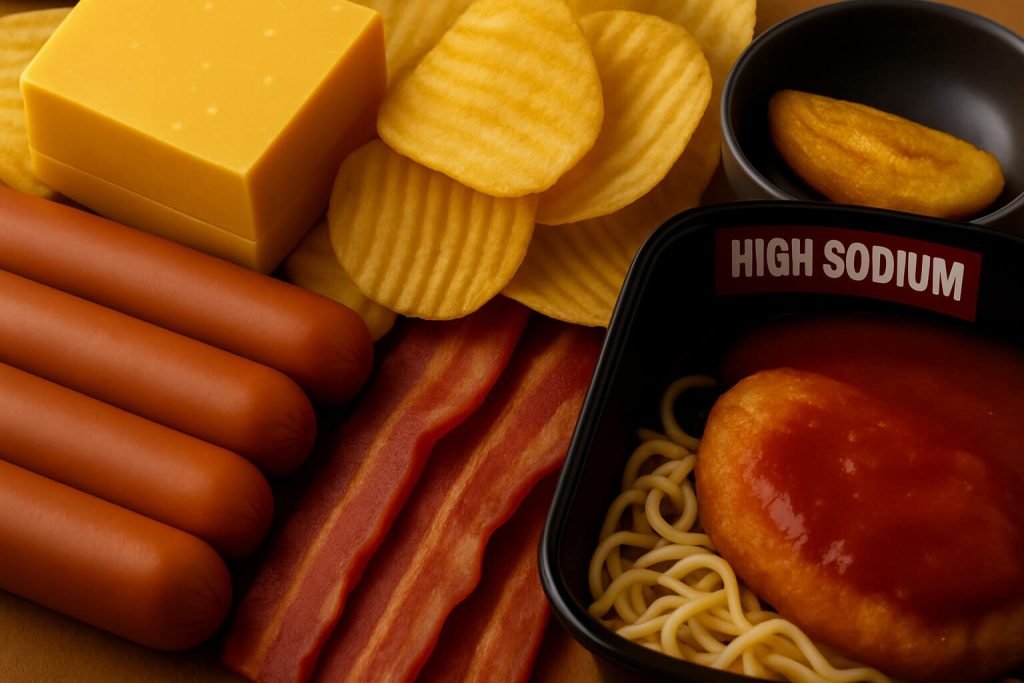 Gambar 1 - Makanan yang membuat tensi naik